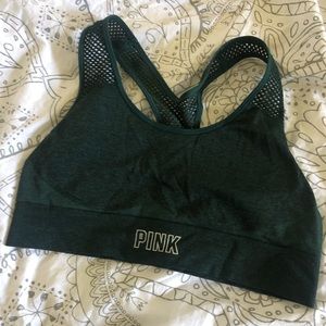 🌴VICTORIA SECRET PINK GREEN SPORTS BRA